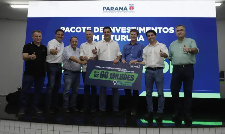 Hussein Bakri e Ratinho Junior anunciam mais de  R$ 66 milhões para Bituruna