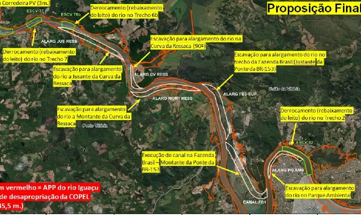 Veja o projeto completo de combate às enchentes apresentado em audiência pública no Vale do Iguaçu