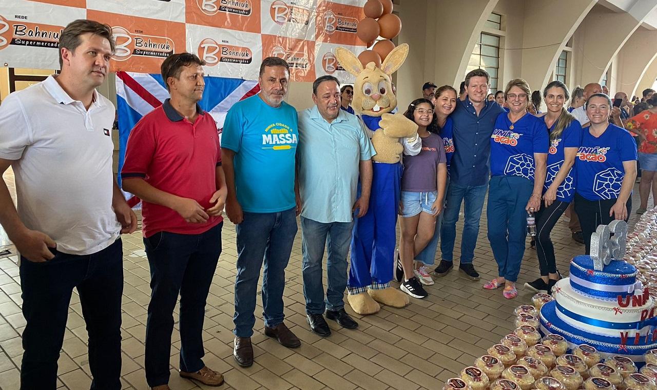 133 anos de União da Vitória. Hussein Bakri participa de festa junto com a população 