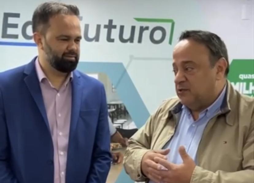 Durante visita ao secretário de Educação, deputado Hussein alinha projetos e recebe boas notícias