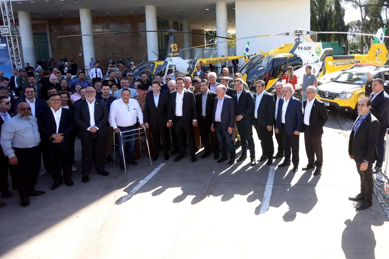 Municípios atendidos pelo deputado Hussein Bakri recebem viaturas em evento que marcou lançamento do Projeto Falcão