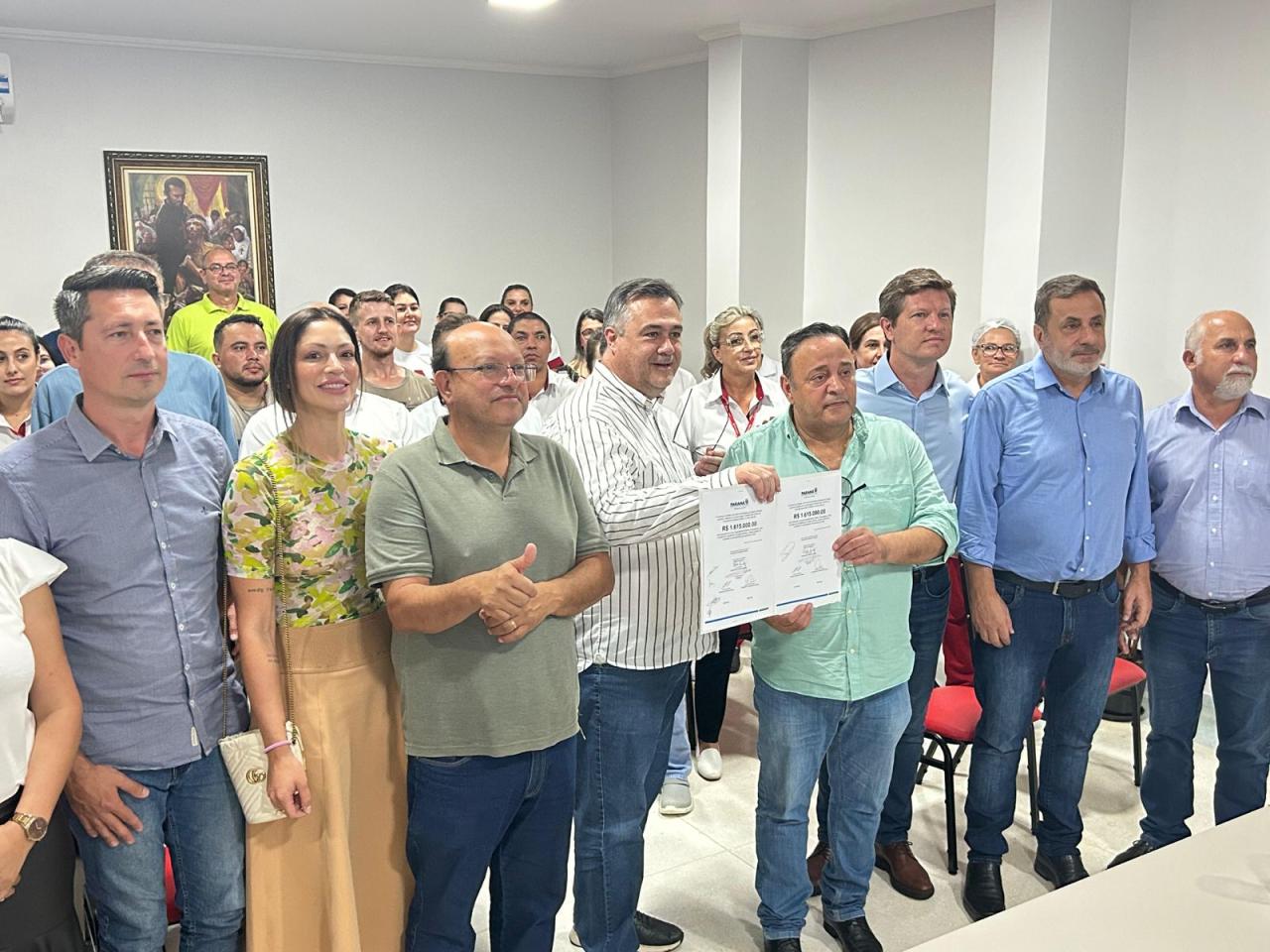 Hospital Regional São Camilo em União da Vitória recebe R$ 1,6 milhão durante visita do deputado Hussein Bakri e do secretário Beto Preto 