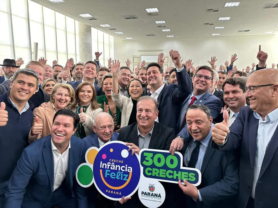 Deputado Hussein Bakri destaca construção de 300 creches em todo o Paraná