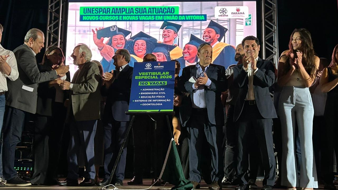 Evento reúne lideranças para lançamento oficial do vestibular da Unespar em União da Vitória 