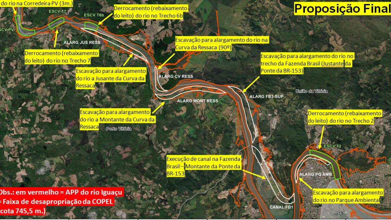 Veja o projeto completo de combate às enchentes apresentado em audiência pública no Vale do Iguaçu