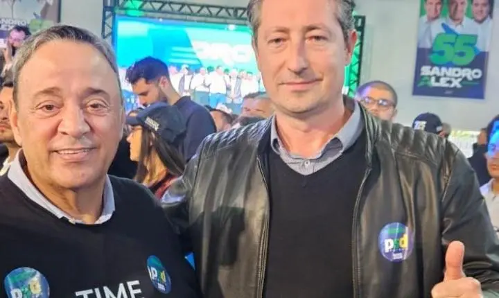 Comitiva liderada por Hussein Bakri leva força da região Sul à convenção que oficializou Sandro Alex