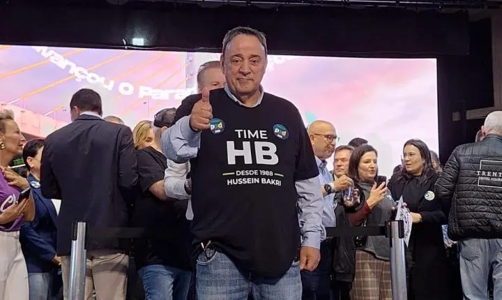 Comitiva liderada por Hussein Bakri leva força da região Sul à convenção que oficializou Sandro Alex