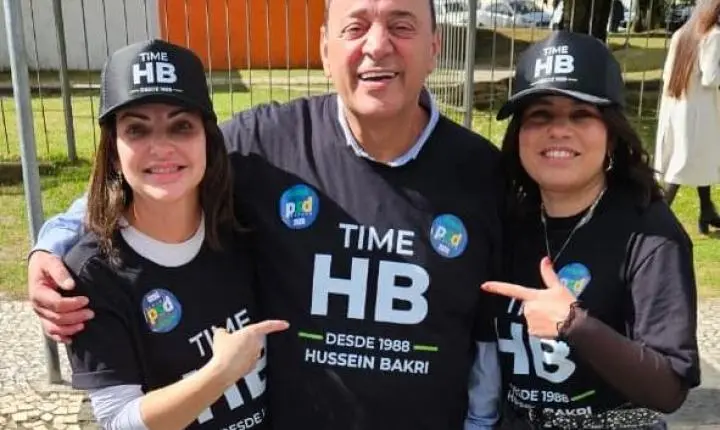 Comitiva liderada por Hussein Bakri leva força da região Sul à convenção que oficializou Sandro Alex