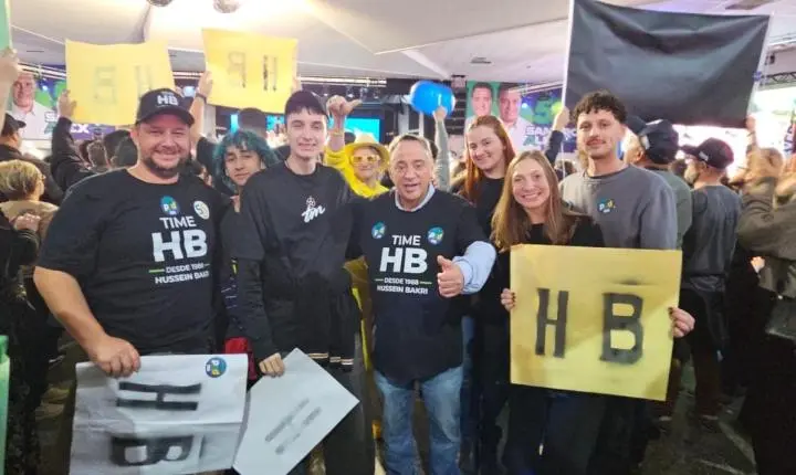 Comitiva liderada por Hussein Bakri leva força da região Sul à convenção que oficializou Sandro Alex