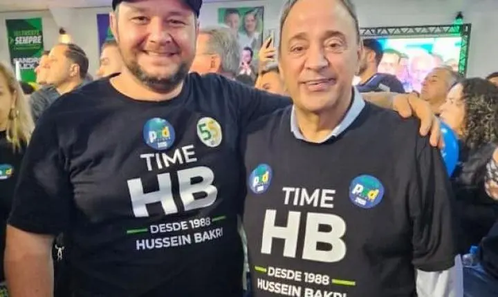 Comitiva liderada por Hussein Bakri leva força da região Sul à convenção que oficializou Sandro Alex