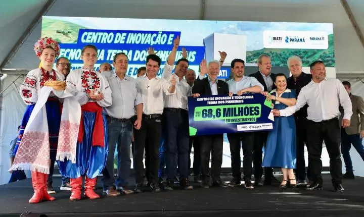 Hussein Bakri comemora autorização de licitação de R$ 68,6 milhões para Centro de Inovação em Irati