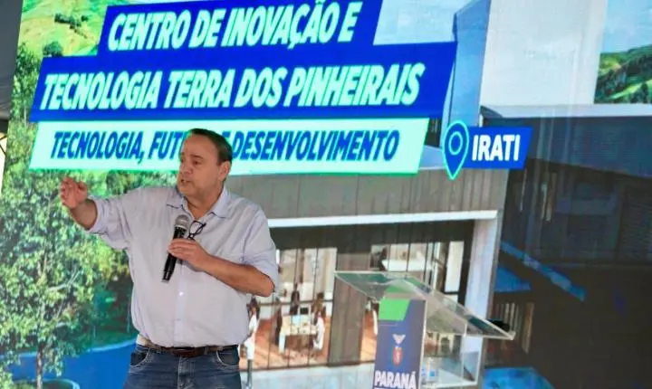 Hussein Bakri comemora autorização de licitação de R$ 68,6 milhões para Centro de Inovação em Irati