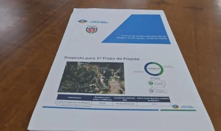 Projeto contra as cheias do Rio Iguaçu avança e aguarda decisão sobre recursos na próxima semana